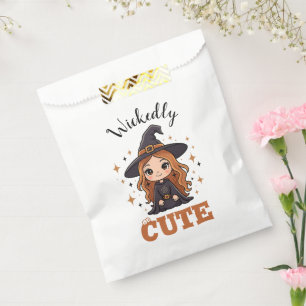Sachets En Papier Chauve sorcière d'Halloween Éffrayant adorable