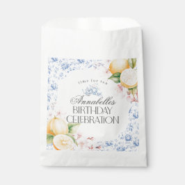 Sachets En Papier Chinoiserie Lemon Tea Party Anniversaire Dessert
