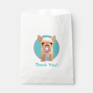 Sachets En Papier Chiot mignon avec la tétine