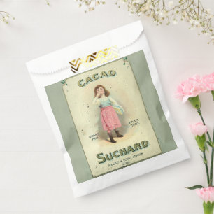Sachets En Papier Chocolat victorien Kiss Girl Sucre