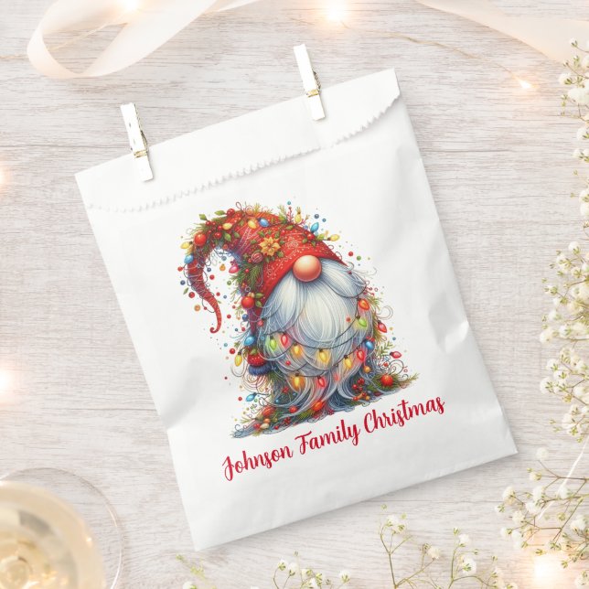 Sachets En Papier Christmas Gnome (Coupé)