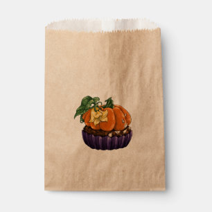 Sachets En Papier Citrouille Cupcake