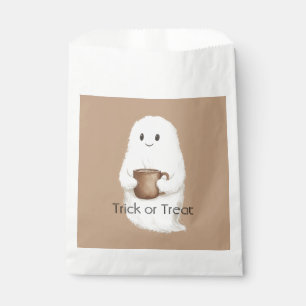 Sachets En Papier Citrouille d'Halloween de fantôme mignon