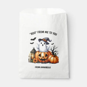 Sachets En Papier Citrouille Fantôme Boo Halloween