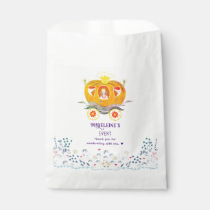 Sachets En Papier Citrouille Princesse Carriage Fleurs sauvages Anni