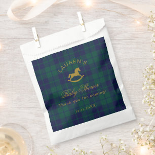 Sachets En Papier Classic Plaid Horse Baby shower  Merci