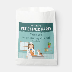 Sachets En Papier Clinique vétérinaire pour filles remerciement d'an