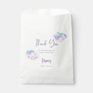 Sachets En Papier Cloud Neuf Thème Fille Baby shower