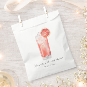 Sachets En Papier Cocktail Citrus pour l'enterrement de vie de jeune