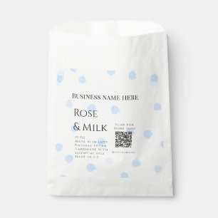 Sachets En Papier Code QR de l'entreprise de savon artisanal au lait