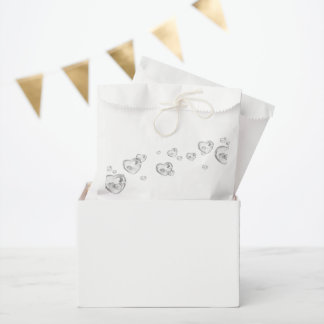 Sachets En Papier Cœurs de verre