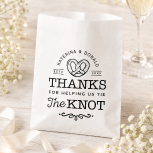 Sachets En Papier Conception de cadeau de mariage vintage blanc rust