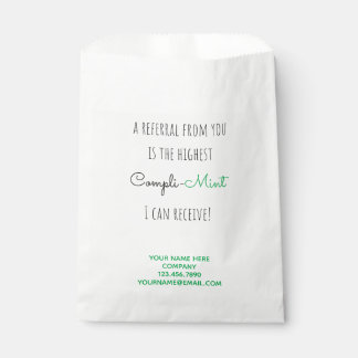 Sachets En Papier Confort de bonbons à la menthe de référence commer