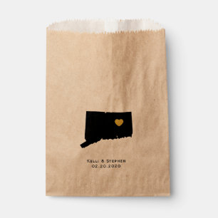 Sachets En Papier Connecticut Wedding Favor Treat Sacks, Cadeaux