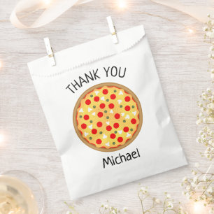 Sachets En Papier Cool plaisir pizza fête anniversaire de enfant