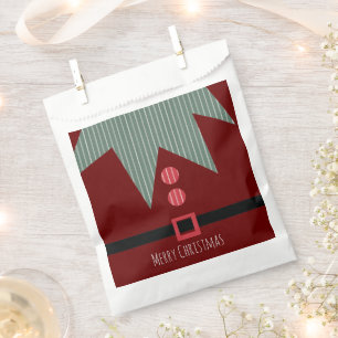 Sachets En Papier Costume d'elfe pour fête de Noël joyeux