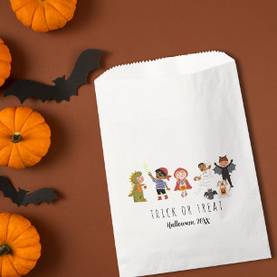 Sachets En Papier Costume mignon ou traiter Halloween Favoriser les 