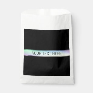 Sachets En Papier Couleur Moderne Dégradé & Texte Modifiable