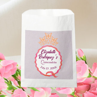 Sachets En Papier Couronne de papillons Miss Quince Tiara