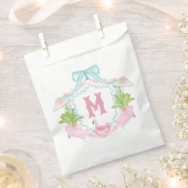 Sachets En Papier Couronne Monogramme de Palm Beach Prépa