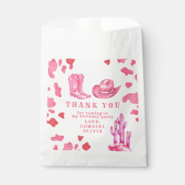 Sachets En Papier Cowgirl Western Premier Rodéo Anniversaire Merci