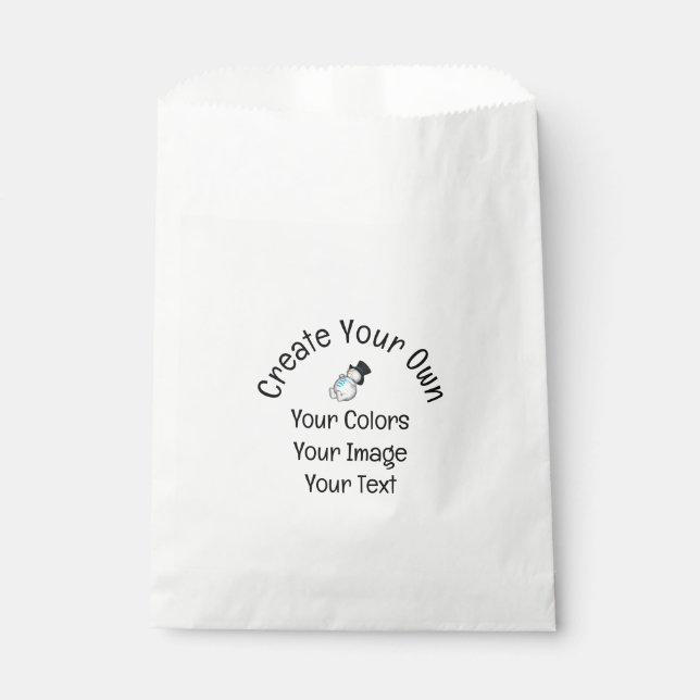 Sachets En Papier Créez votre propre modèle personnalisé (Devant)