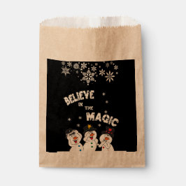 Sachets En Papier Croyez en la magie des neigeurs