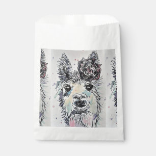 Sachets En Papier Cute Alpaca Llama animal de compagnie Fête d'anima