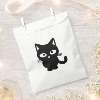 Sachets En Papier Cute Chat Noir Convivial Kitty Halloween Kitty