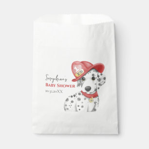 Sachets En Papier Cute Fire Fighter Baby shower dalmate