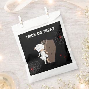 Sachets En Papier Cute Girl Mummy Coffin Halloween Enfants Party