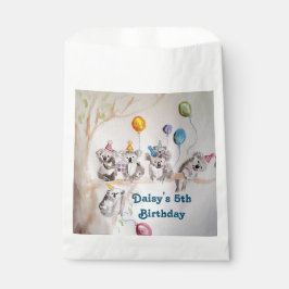 Sachets En Papier Cute Koala Ours Anniversaire Animal Party Favorise