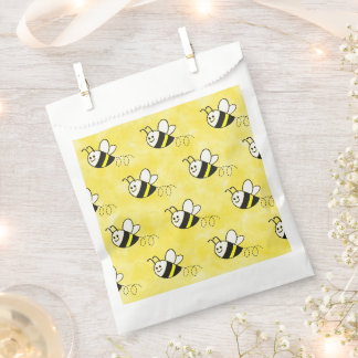 Sachets En Papier Cute Little Bee Motif Baby shower aquarelle