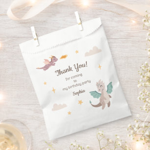 Sachets En Papier Cute Pastel Dragons Étoiles Anniversaire de enfant