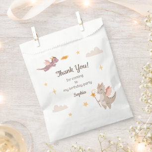 Sachets En Papier Cute Pastel Dragons Étoiles Anniversaire de enfant