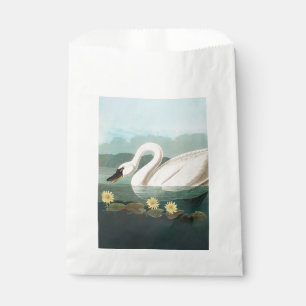 Sachets En Papier cygne audubon cygnes d'eau blanche