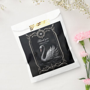 Sachets En Papier Cygne Éternel de l'Amour, Forever Commence Ici