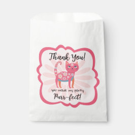 Sachets En Papier Daisy Kitty Visage Purr-fect Anniversaire