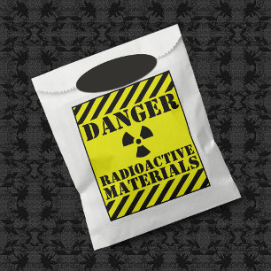 Sachets En Papier DANGER MATÉRIAUX RADIOACTIFS Tricoter Ou Traiter