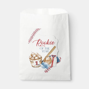 Sachets En Papier Débutant de l'année, Anniversaire de baseball, Un