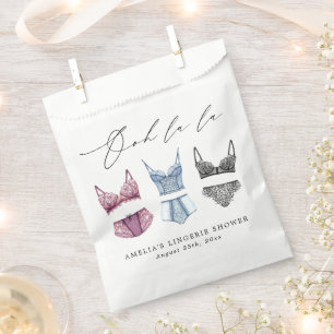 Sachets En Papier Dentelle française lingerie douche de mariage