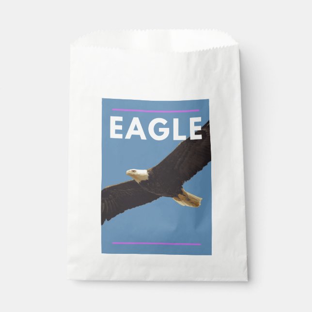 Sachets En Papier "Design Eagle moderne Favoriser le sac (Devant)