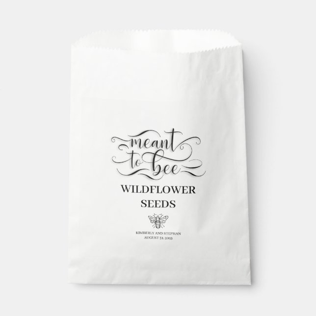 Sachets En Papier Destiné À Être Des Semences Fleurs sauvages (Devant)