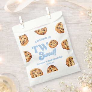 Sachets En Papier Deux biscuits sucrés et du lait 2e anniversaire