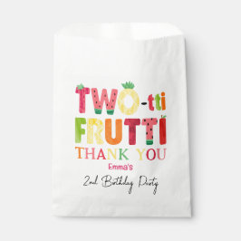 Sachets En Papier Deux tti Frutti Cutie Fruit 2e Merci d'anniversair