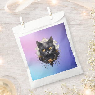 Sachets En Papier Diadème de chat noir régale Rhinestones Halloween