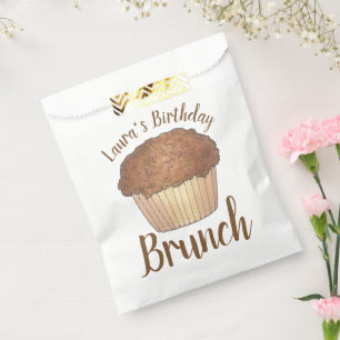 Sachets En Papier Dimanche Petit-déjeuner Brunch Streusel Crumb Muff
