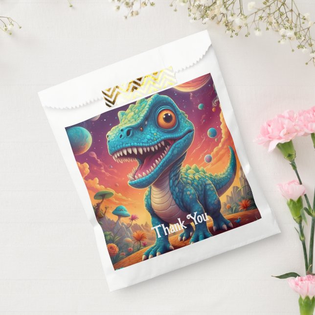 Sachets En Papier dino-mite baby shower (Scellé)