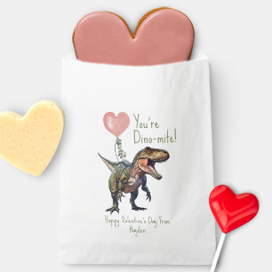 Sachets En Papier Dinosaur Dino-mite Classroom Valentine Photo