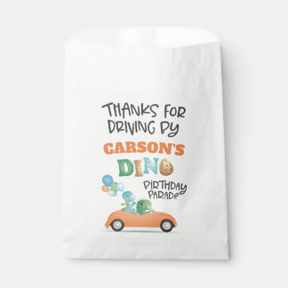 Sachets En Papier Dinosaur Drive By Birday Parade Party